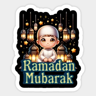 Kids Ramadan Mubarak Happy Ramadan Sticker